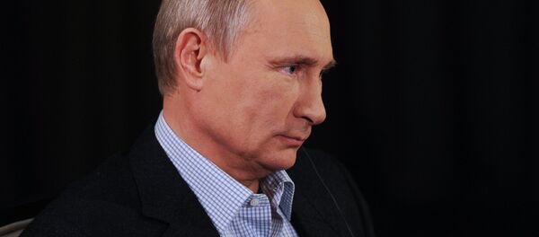 Vladimir Putin during an interview to ARD TV channel - Sputnik Moldova
