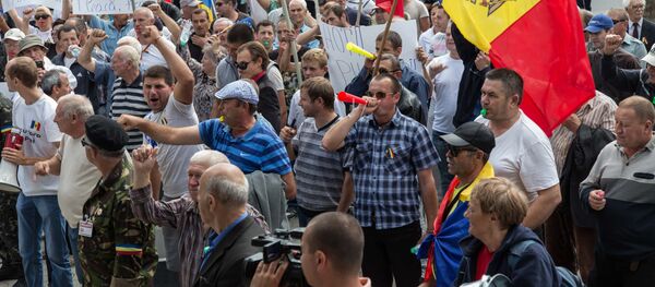 Protest la CNA - Sputnik Moldova