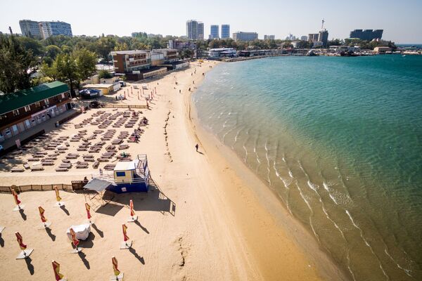 Plaja centrală din Anapa - Sputnik Moldova-România
