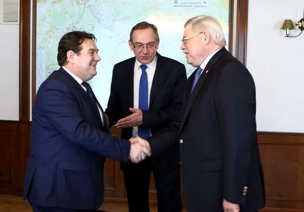Vizita ambasadorului român în regiunea Tomsk din Rusia Vizita ambasadorului român în regiunea Tomsk din Rusia - Sputnik Moldova-România