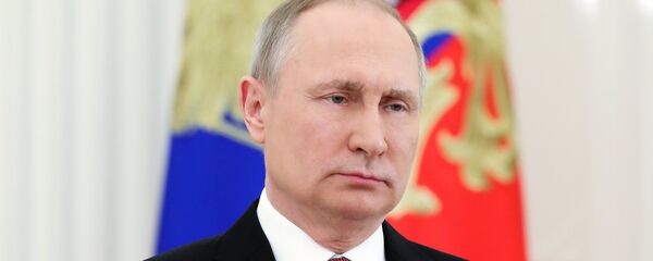 Vladimir Putin s-a adresat cu un mesaj poporului rus după anunțarea rezultatelor finale ale alegerilor prezidențiale - Sputnik Moldova