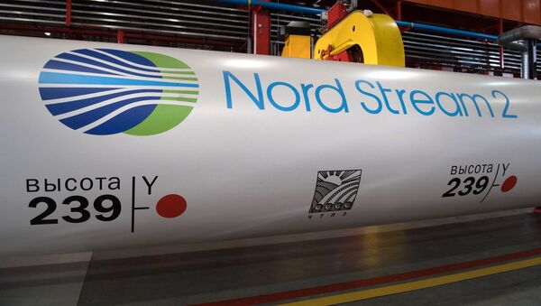 Трубы для газопровода Nord Stream 2 в цехе ЭТЕРНО ПАО Челябинского трубопрокатного завода - Sputnik Молдова