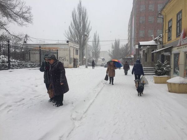 Снегопад в Тирасполе, архивное фото - Sputnik Молдова