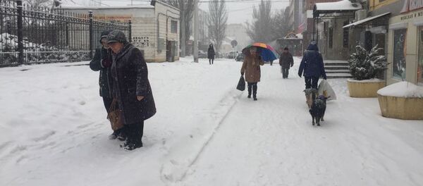 Снегопад в Тирасполе - Sputnik Moldova