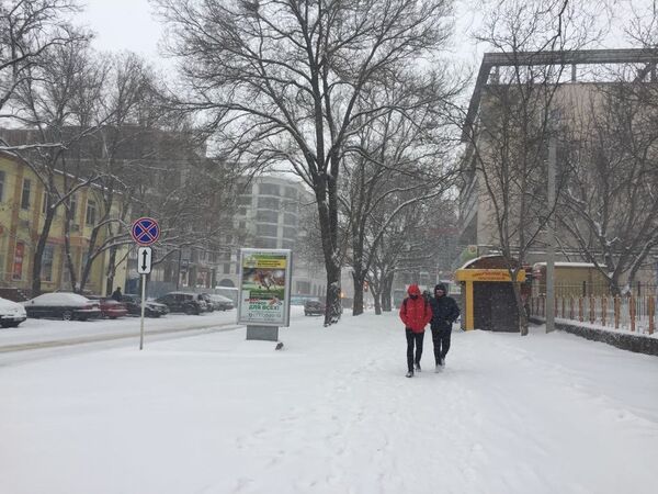 Снегопад в Тирасполе, архивное фото - Sputnik Молдова