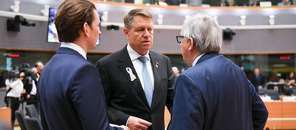 Klaus Iohannis, alături de liderii prezenți la reuniunea Consiliului European - Sputnik Moldova-România