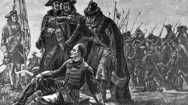 Карл XII и Мазепа после Полтавской битвы - Sputnik Молдова