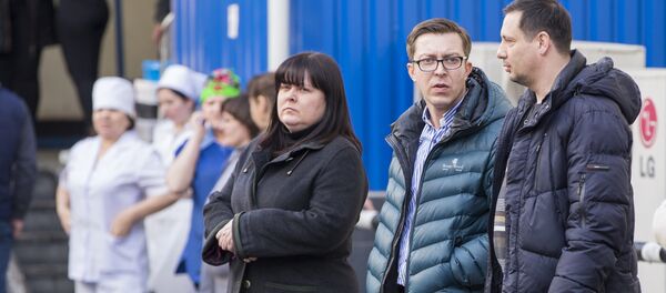 Учебная эвакуация в торговом центре Кишинева - Sputnik Молдова