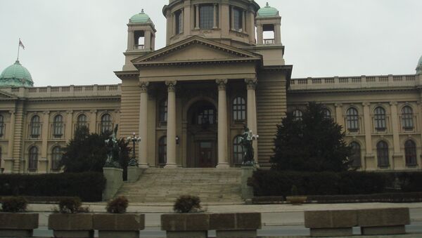Clădirea parlamentului Serbiei la Belgrad - Sputnik Moldova-România