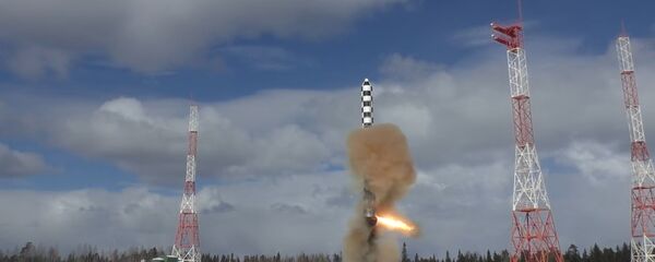 Teste ale ICBM-urilor cu greutate mare Sarmat la centrul spațial Plesetsk - Sputnik Moldova-România