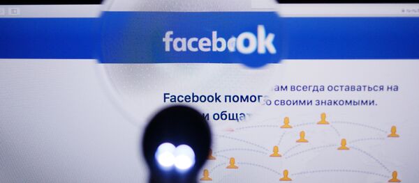 Страница социальной сети Фейсбук на экране компьютера. - Sputnik Moldova