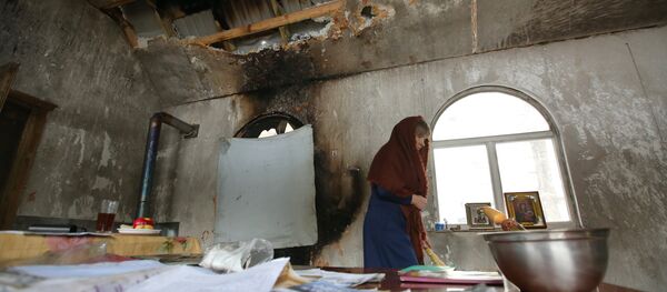 Lăcaș ortodox incendiat la Kiev - Sputnik Moldova-România