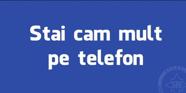 Stai cam mult pe telefon - gluma SRI pe Facebook Stai cam mult pe telefon - gluma SRI pe Facebook - Sputnik Moldova-România