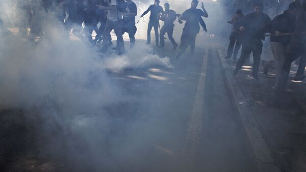 Протесты в Афинах. Архивное фото - Sputnik Молдова