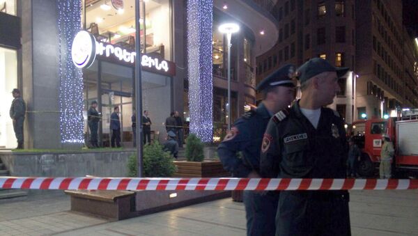 Взрыв в ресторане Бургер кинг в Ереване - Sputnik Молдова