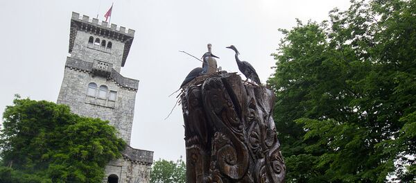 Turnul de Observație de pe muntele Ahun - Sputnik Moldova