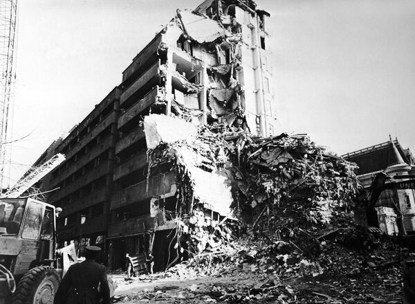 Consecințele cutremurului din 4 martie 1977, București Consecințele cutremurului din 4 martie 1977, București - Sputnik Moldova