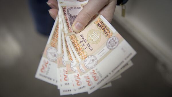 банкноты номиналом 200 лей - Sputnik Moldova