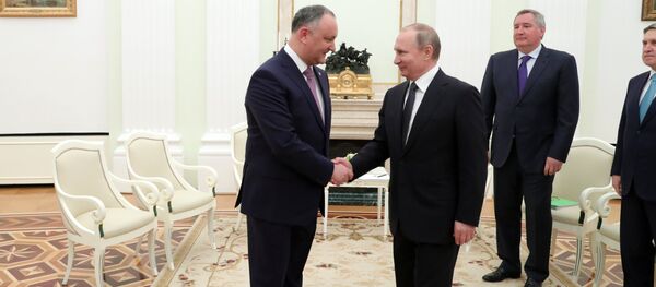 Президент РФ В. Путин встретился с президентом Молдовы И. Додоном - Sputnik Moldova