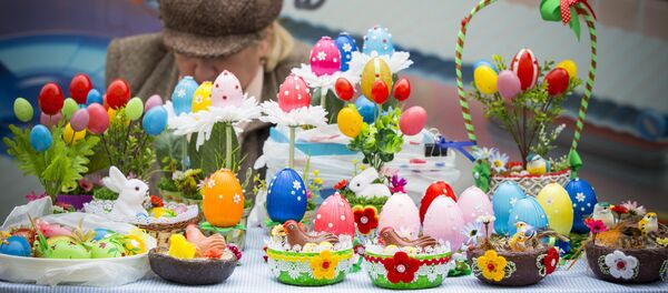 Пасхальная ярмарка в центре Кишинева  - Sputnik Moldova-România