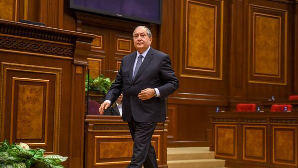 Новоизбранный президент Армении Армен Саркисян - Sputnik Молдова