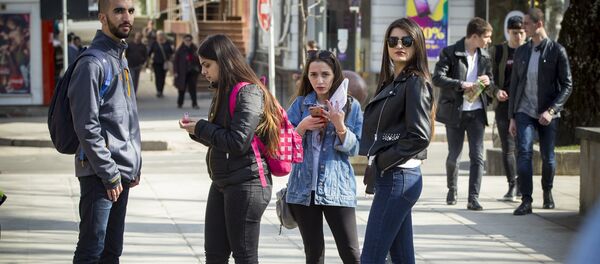 Девушки весна Кишинев 2018 domnișoare primăvară Chișinău - Sputnik Moldova