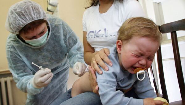Работа прививочного кабинета детской поликлиники - Sputnik Молдова