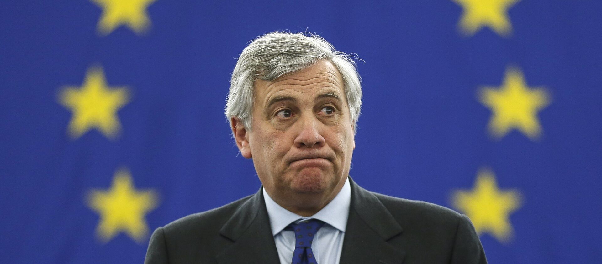 Antonio Tajani acknowledges applauses after being elected European Parliament President at the European Parliament in Strasbourg, in Strasbourg, eastern France, Tuesday, Jan. 17, 2017 - Sputnik Moldova-România, 1920, 12.04.2018