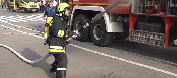 Учебная тревога в Кишиневском аэропорту - Sputnik Молдова