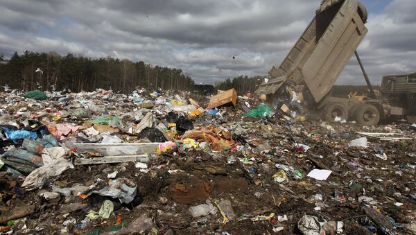 Полигон для утилизации бытовых отходов, архивное фото. - Sputnik Молдова