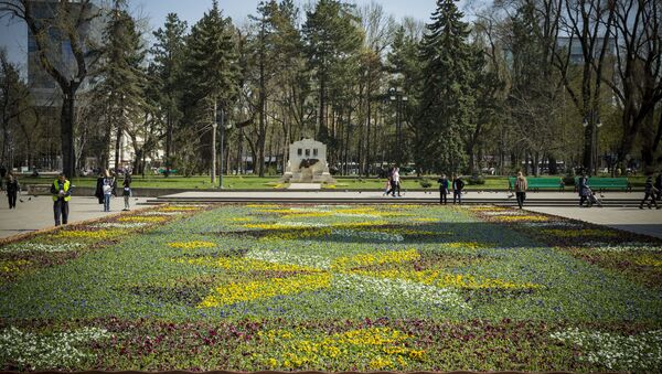 Цветочный ковёр в Кишинёве - Sputnik Молдова