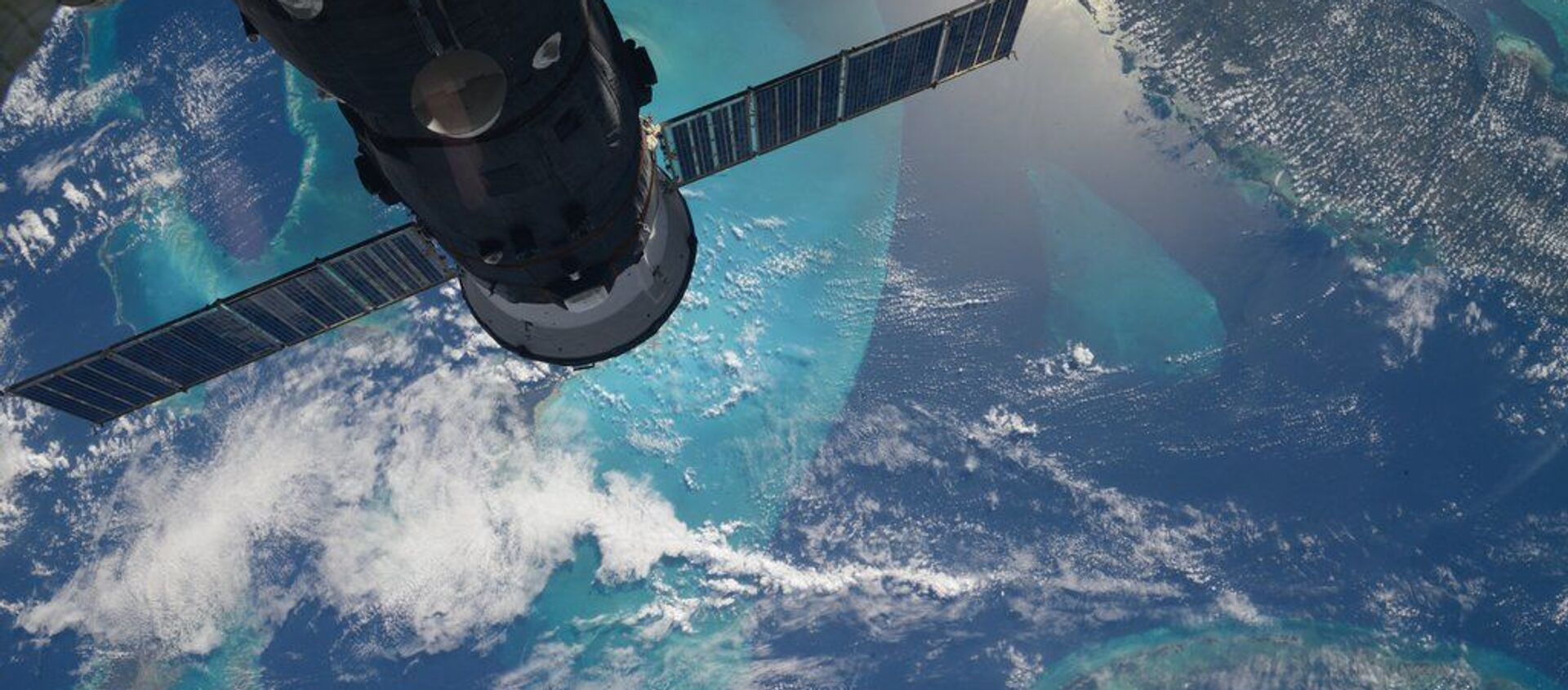 Фотография вида с МКС на Землю, сделанная российским космонавтом Сергеем Волковым - Sputnik Молдова, 1920, 25.08.2018