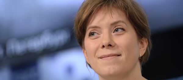 Главный координатор проекта Тотальный диктант по Москве Мария Ровинская - Sputnik Молдова