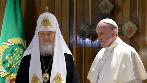 Patriarch Kirill and Pope Francis Meet in Havana - Sputnik Moldova-România