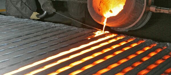 На подмосковном металлургическом заводе в Ступино - Sputnik Молдова