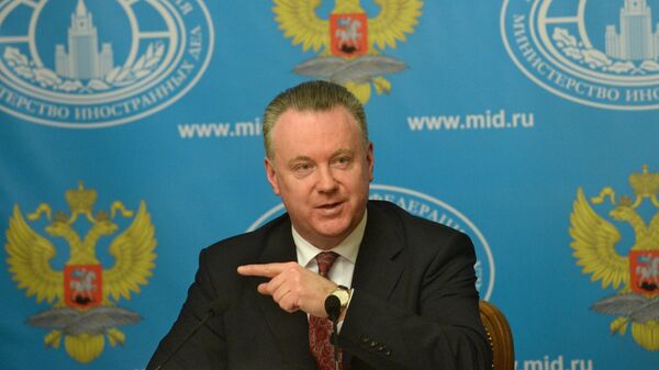 News briefing of Foreign Ministry spokesman Alexander Lukashevich - Sputnik Moldova-România
