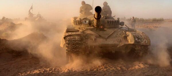 Tancurile armatei siriene în provincia Deir ez Zora - Sputnik Moldova