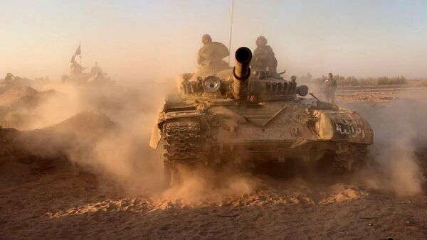 Tancurile armatei siriene în provincia Deir ez Zora - Sputnik Moldova