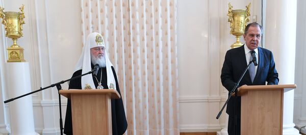 Прием от имени министра иностранных дел РФ по случаю православной Пасхи - Sputnik Moldova-România