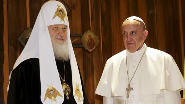 Partiarhul Kirill și Papa Francisc - Sputnik Moldova