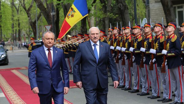 Президент Молдовы Игорь Додон и Президент Беларуси Александр Лукашенко - Sputnik Moldova