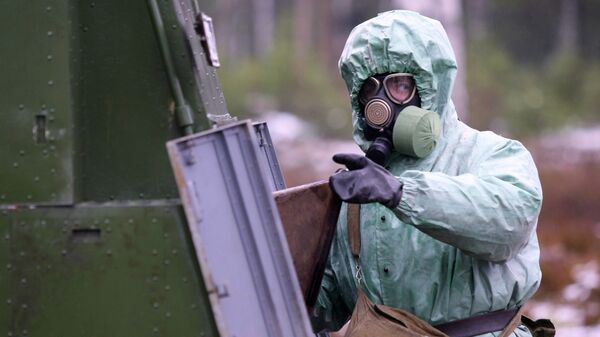 Exerciții militare de protecție împotriva radiațiilor, chimice și biologice - Sputnik Moldova-România
