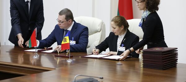 Подписание соглашений между Молдовой и Белоруссией - Sputnik Молдова