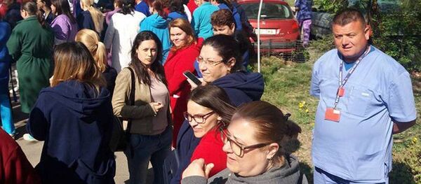 Proteste spontane în mai multe spitale din România - Sputnik Moldova-România