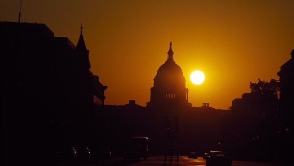 Capitol Washington sunset - Sputnik Moldova-România
