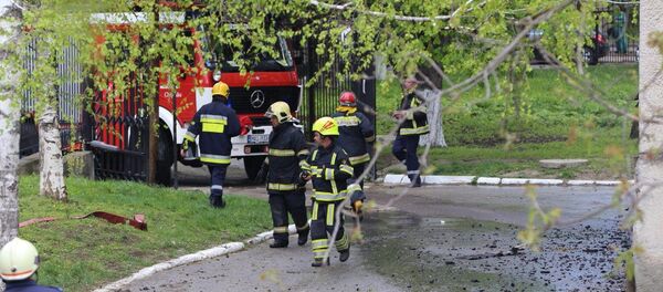 Горит здание Института биологии - Sputnik Moldova