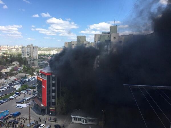 Incendiu pe strada Ismail din Capitală Incendiu pe strada Ismail din Capitală - Sputnik Moldova