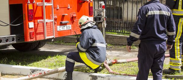 Пожар в Кишиневе Пожар в Кишиневе - Sputnik Moldova-România