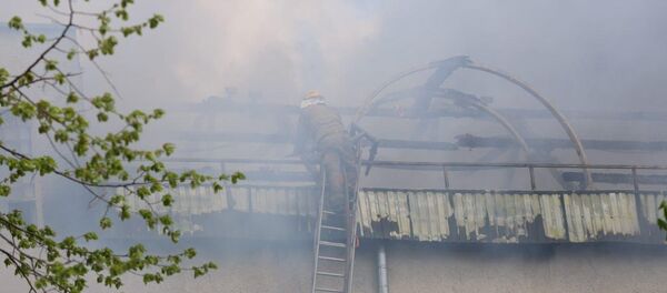 Incendiu în strada Academiei din Capitală - Sputnik Moldova