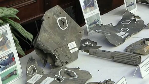 Fragmente de rachete doborâte în Siria - Sputnik Moldova